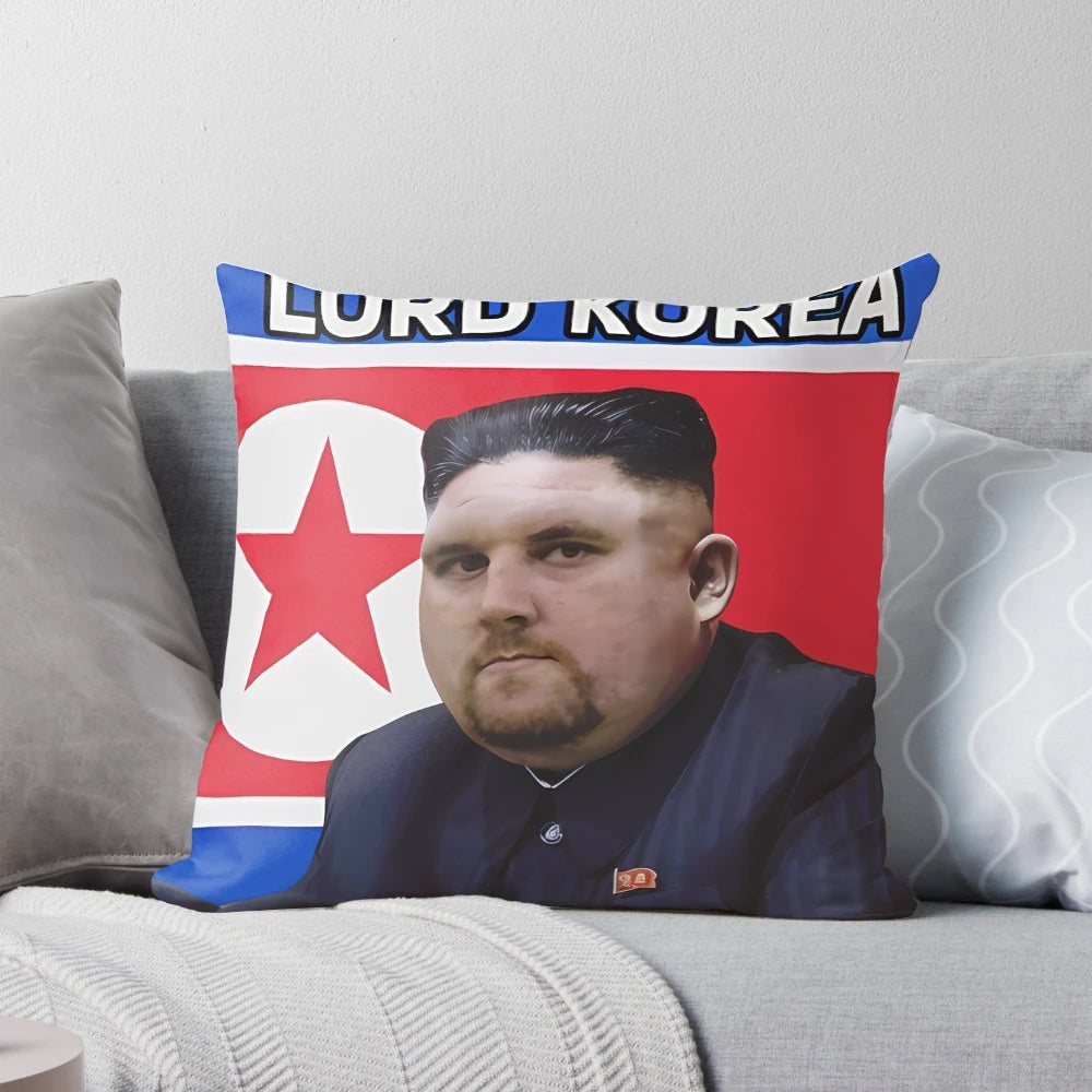 Lord Korea Pillow featuring a majestic dragon design