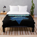 Mallard Pacific Class Steam Locomotive Engine Plush Blanket