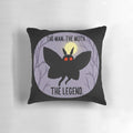 Throw pillow featuring a mysterious and iconic cryptid figure, the Mothman