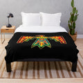 Thunderbird Spirit Animal Plush Blanket, Native American Mythology