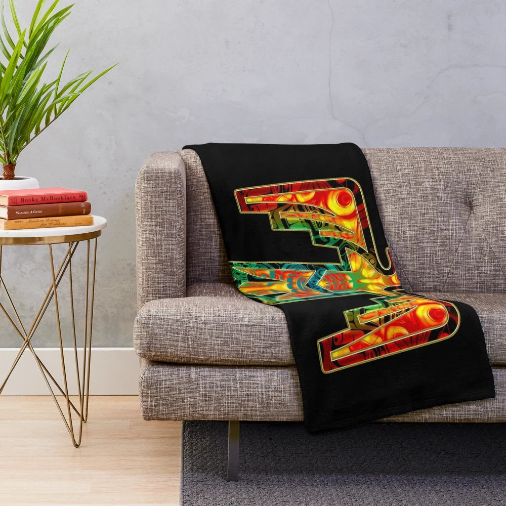 Thunderbird Spirit Animal Plush Blanket, Native American Mythology