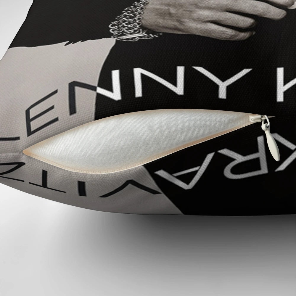 Lenny Kravitz Strut Inspired Pillow - Commemorating the Legendary Musician's Album Covers and Tour Performances