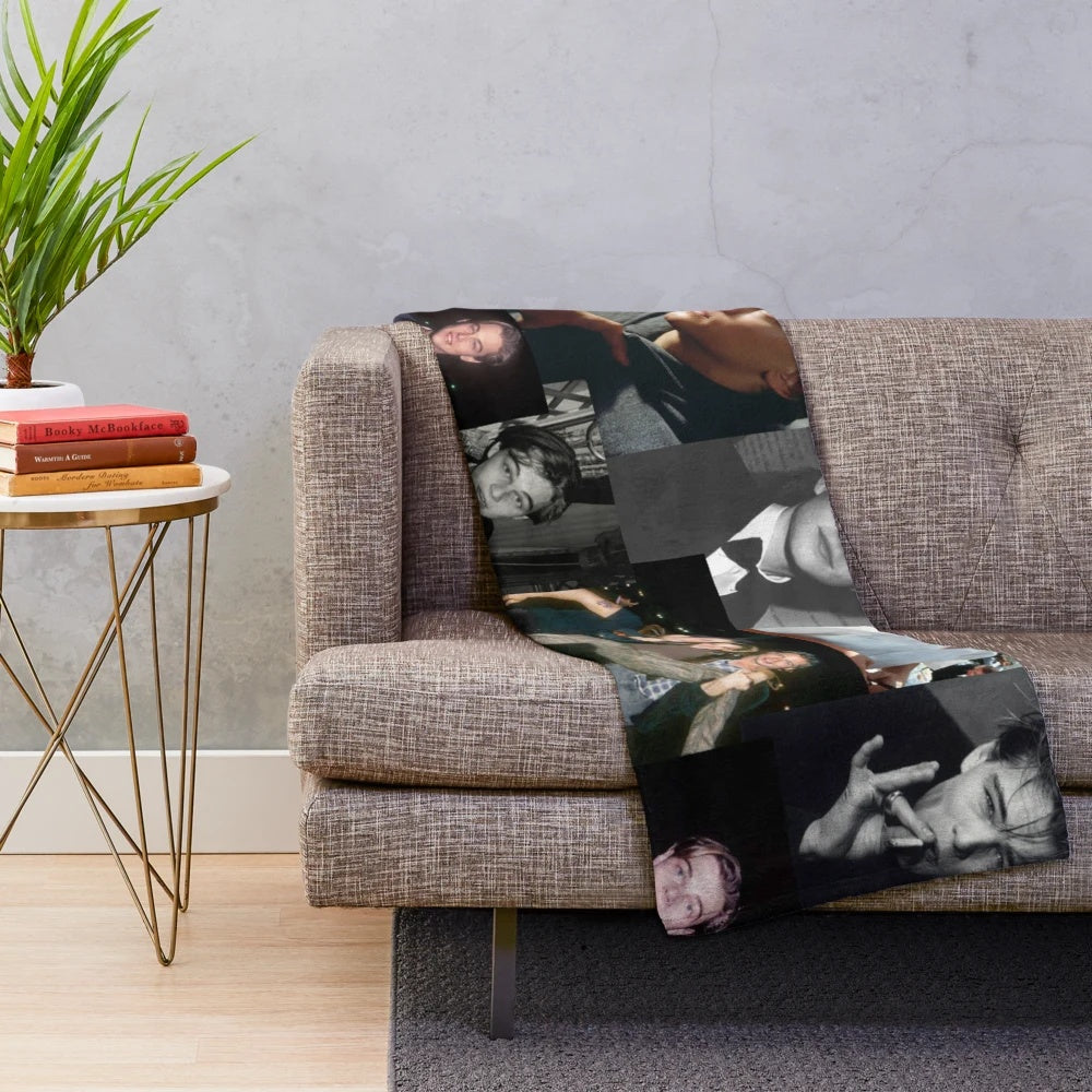 Leonardo DiCaprio inspired plush blanket