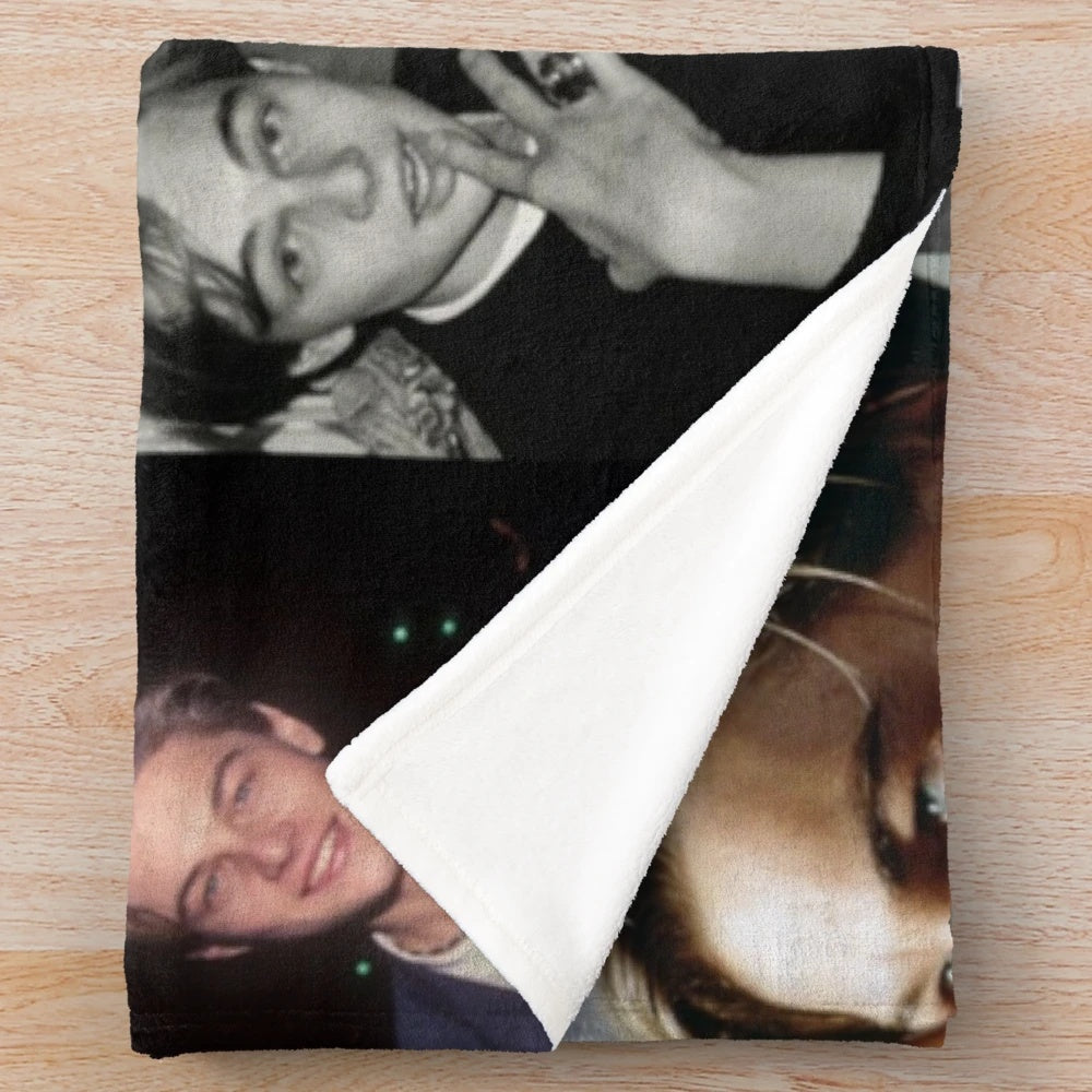 Leonardo DiCaprio inspired plush blanket