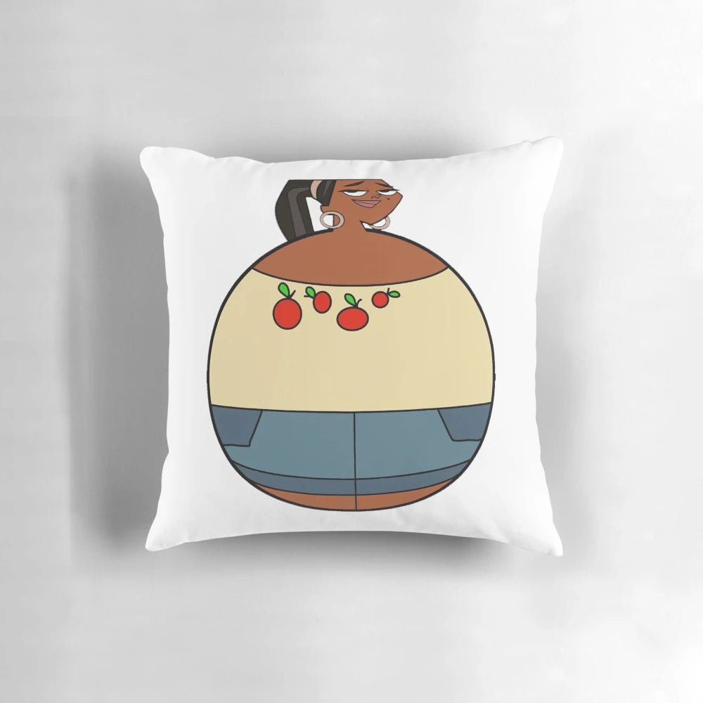 Leshawna Ball from Total Drama printed on a soft, plush pillow