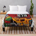 Levellers Inspired Plush Blanket with Band Artwork