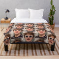 Lewis Capaldi inspired sunglasses plush blanket