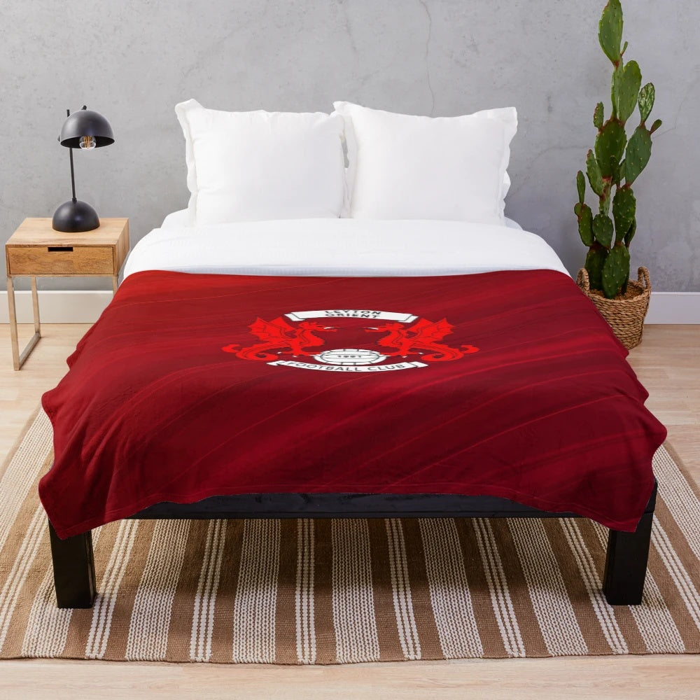 Leyton Orient FC Themed Plush Blanket