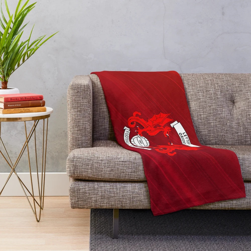 Leyton Orient FC Themed Plush Blanket