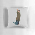 Liam Gallagher Pillow - Comfortable home decor featuring the legendary Oasis frontman