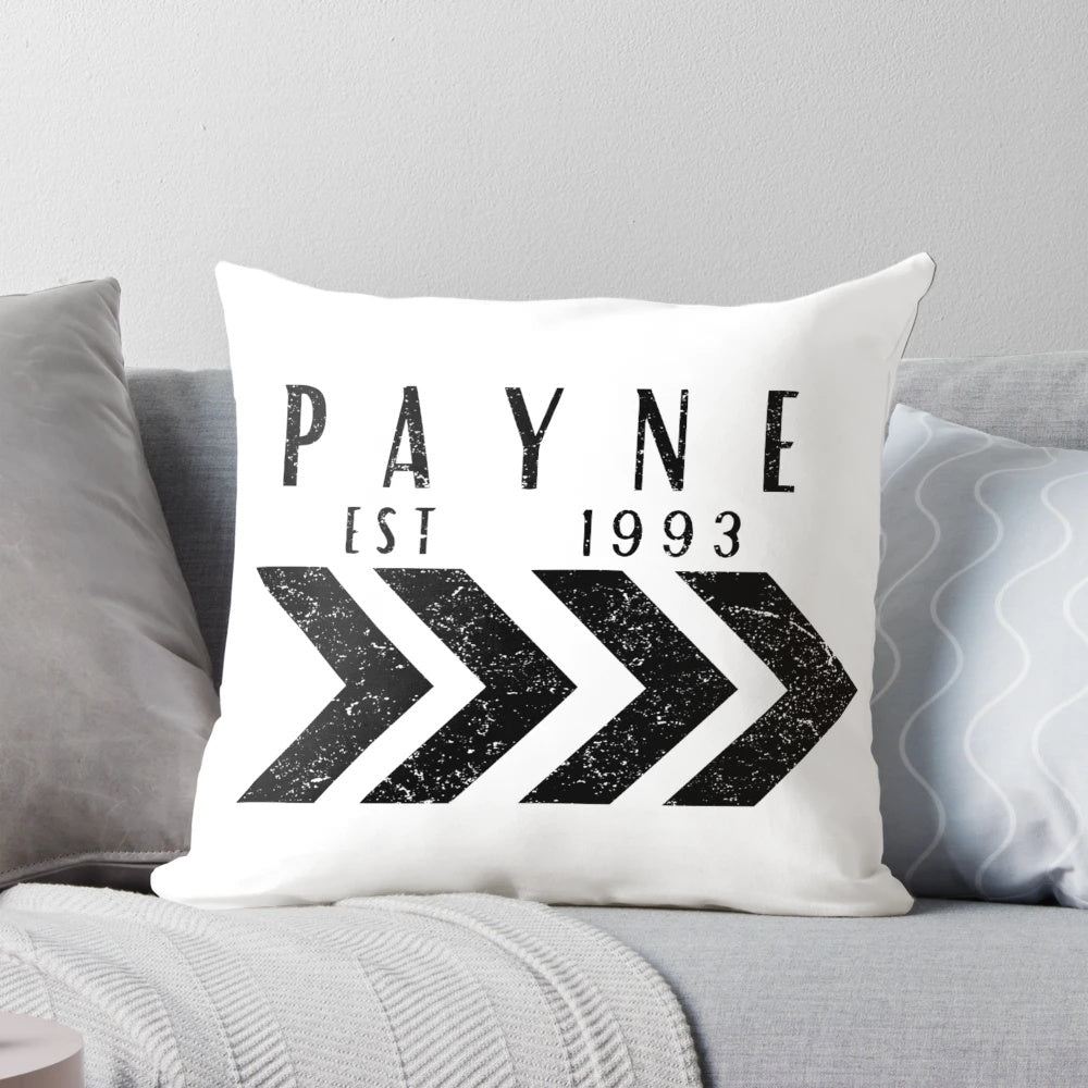 Liam Payne Farewell Pillow, featuring a tribute design to the singer's 2024 tour.