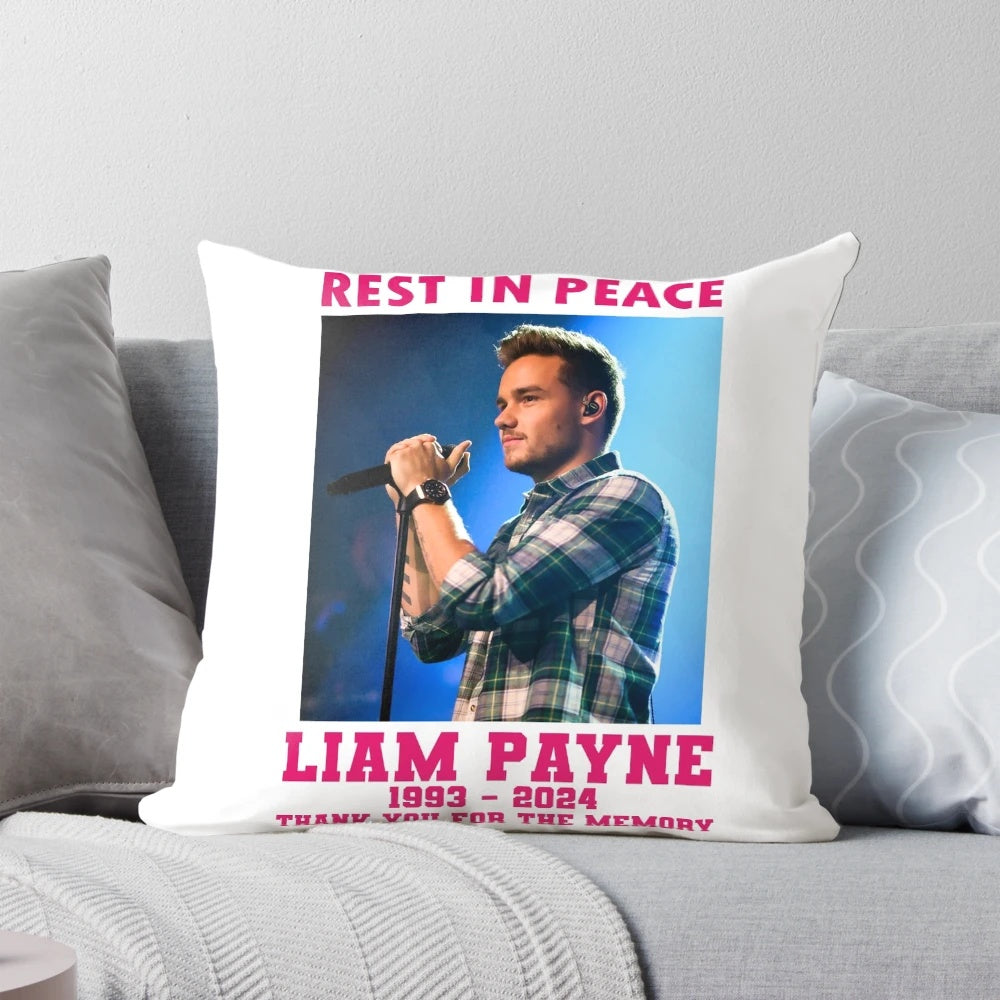 Soft, plush pillow with a portrait of One Direction member Liam Payne