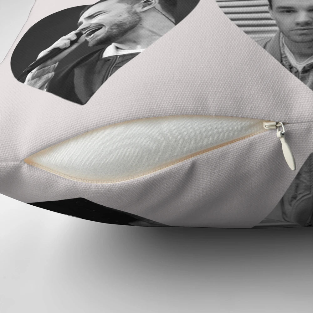 Liam Payne One Direction Tribute Pillow with Rip Hearts Design