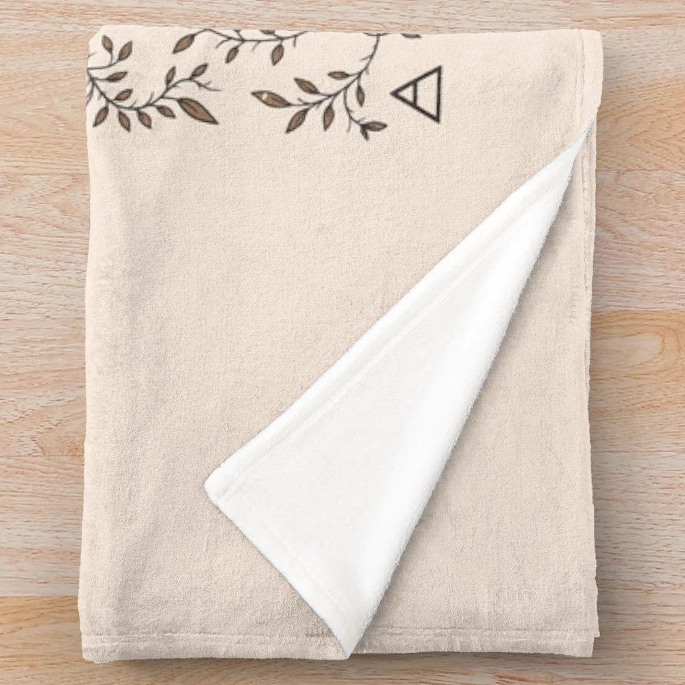 Libra Celestial Plush Blanket - Astrology Inspired Cozy Throw