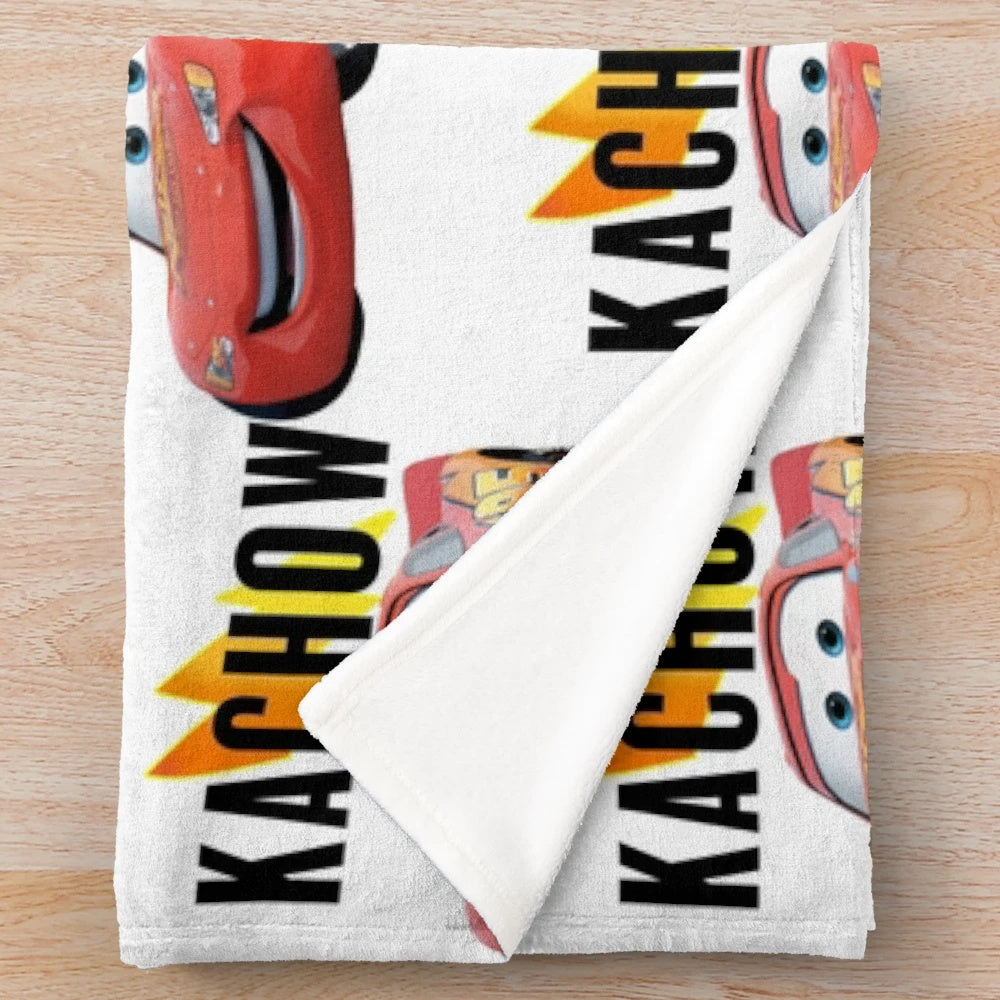 Lightning McQueen Kachow Plush Blanket