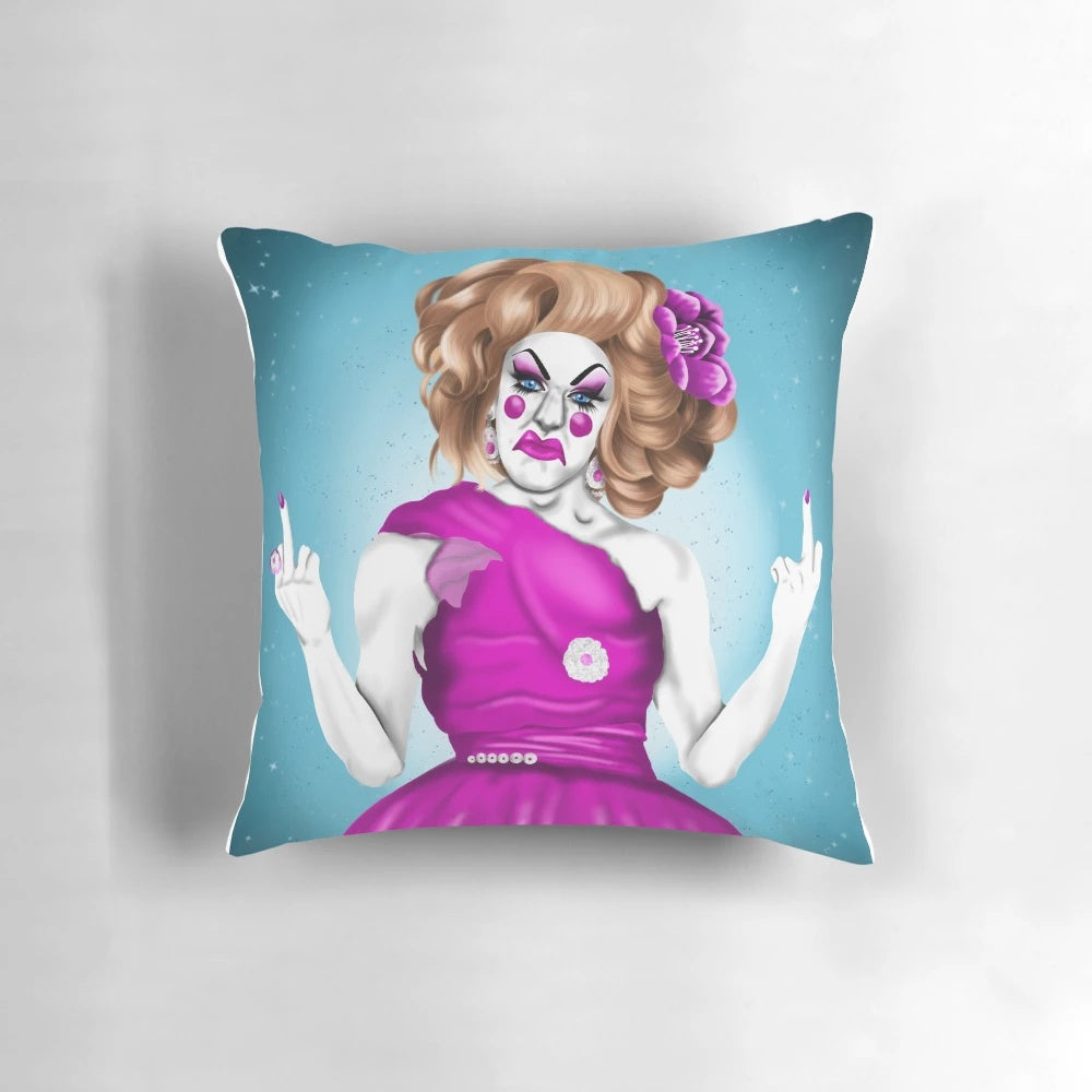 Lil Poundcake drag queen inspired decorative pillow