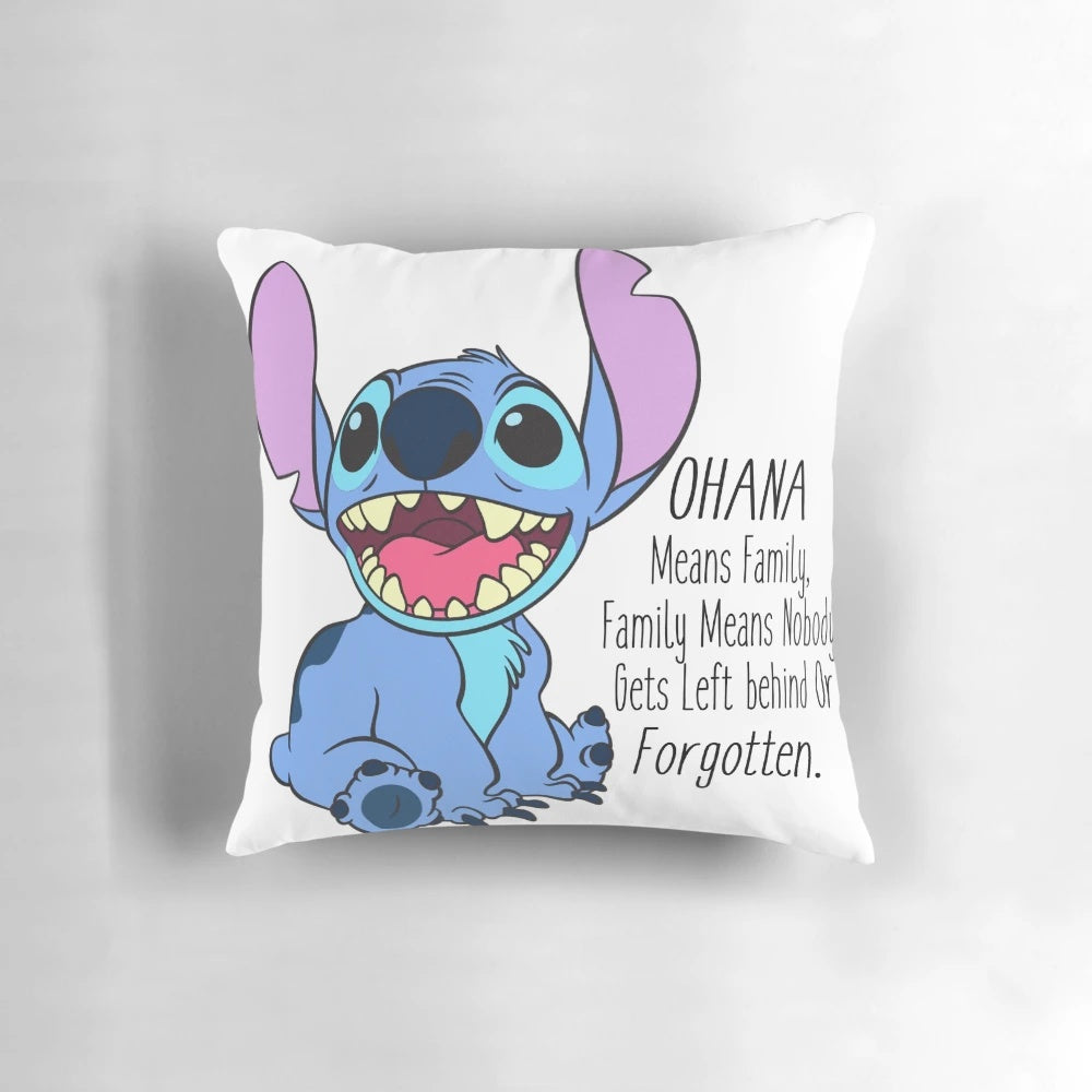 Lilo and Stitch Pillow with Inspirational Quotes