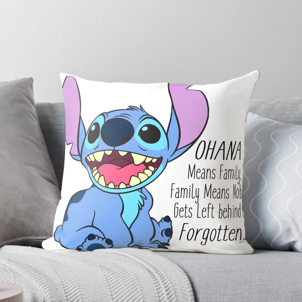 Lilo and Stitch Pillow with Inspirational Quotes