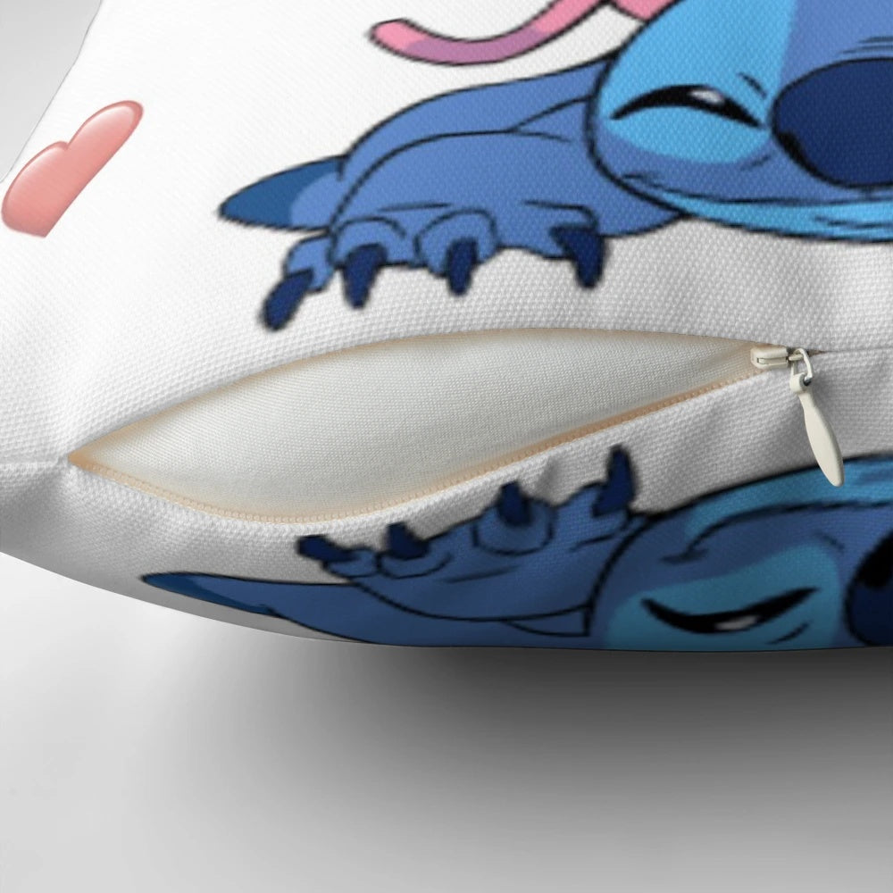 Soft, plush Lilo and Stitch pillow for a cozy, Disney-inspired bedroom
