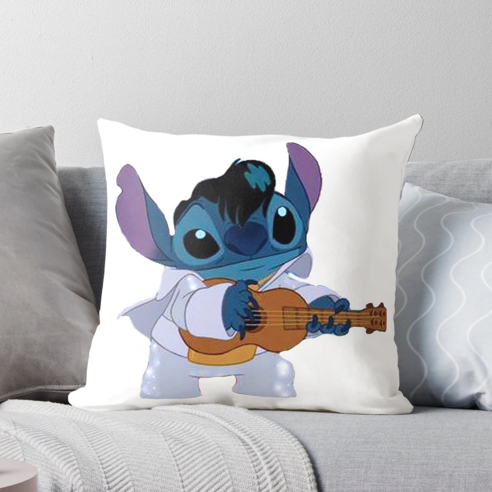 Lilo & Stitch Elvis Themed Pillow with Cute Stitch Character