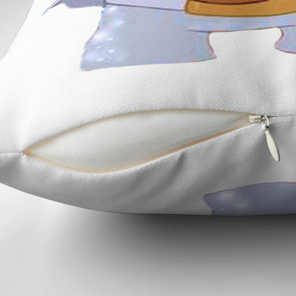 Lilo & Stitch Elvis Themed Pillow with Cute Stitch Character