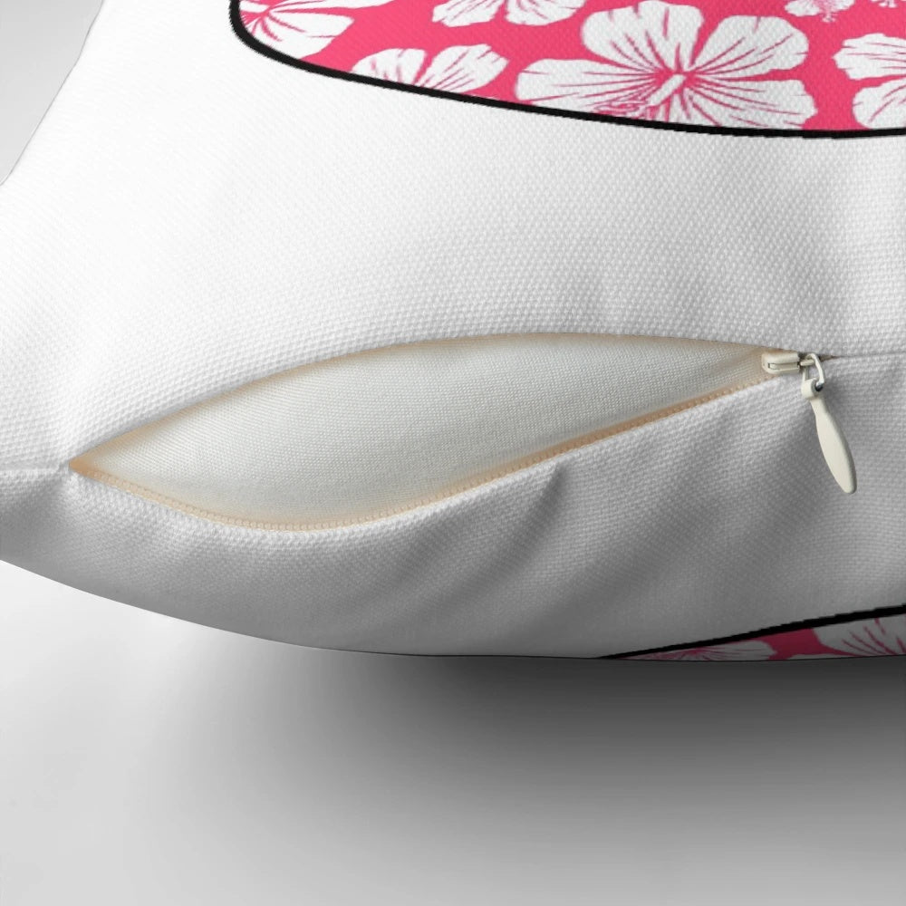 Lilo & Stitch Inspired Letter S Throw Pillow, featuring the iconic characters and a stylized letter S design.