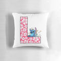 Lilo and Stitch themed decorative letter L pillow for home decor