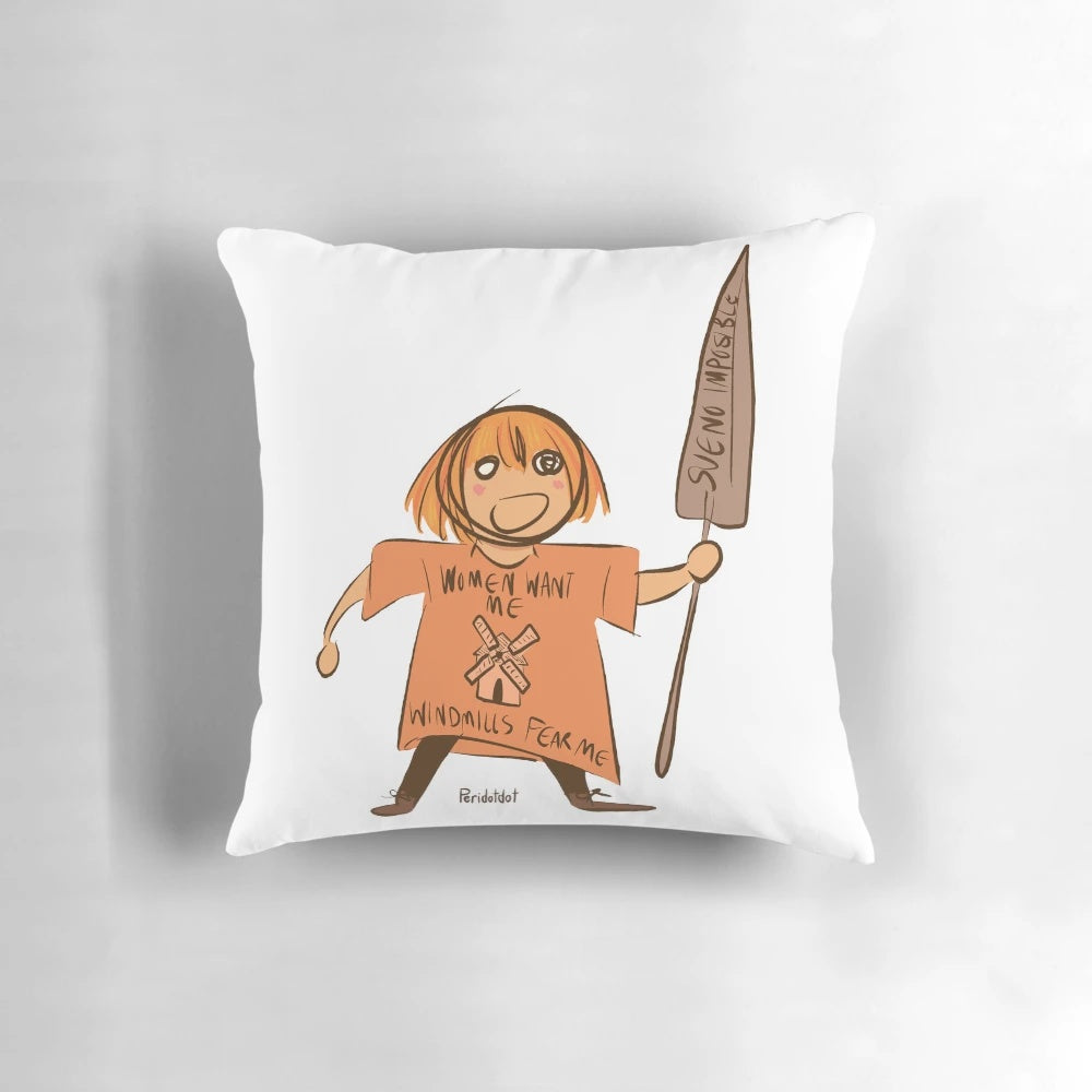 Don Quixote character from Limbus Company, a Project Moon game, featured on a high-quality pillow.