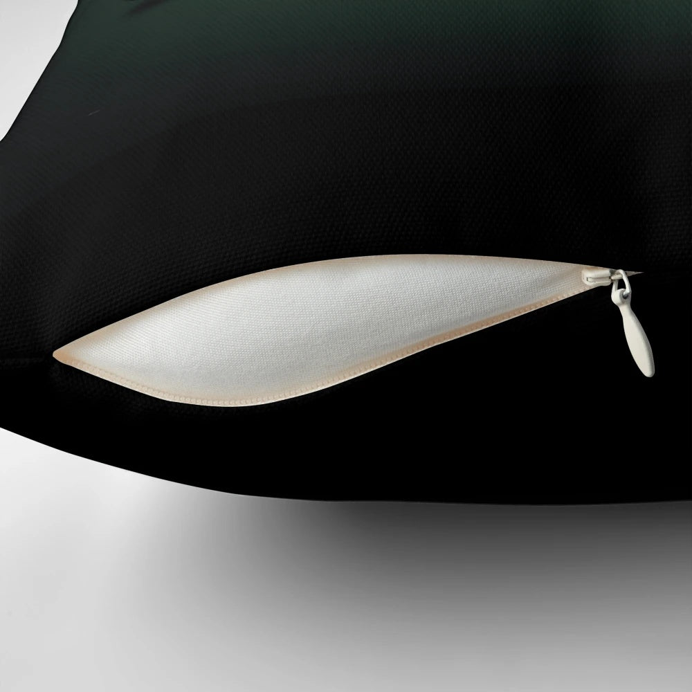 Lime green Lamborghini-inspired cartoon pillow with a cool, sporty design.
