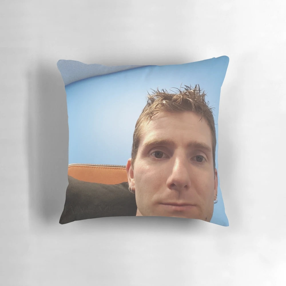Linus Tech Tips Inspired Pillow with Linus Webcam Meme Design
