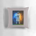 Lionel Messi, the Argentina national team football star, featured on a comfortable pillow.