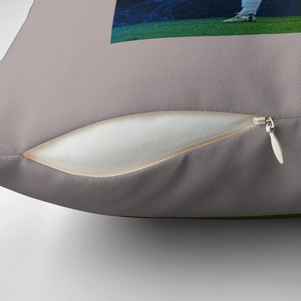Lionel Messi, the Argentina national team football star, featured on a comfortable pillow.