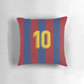 Lionel Messi Barcelona Football Pillow with Official L10 Design