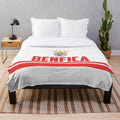 Lisbon, Portugal inspired plush blanket featuring football and city themes