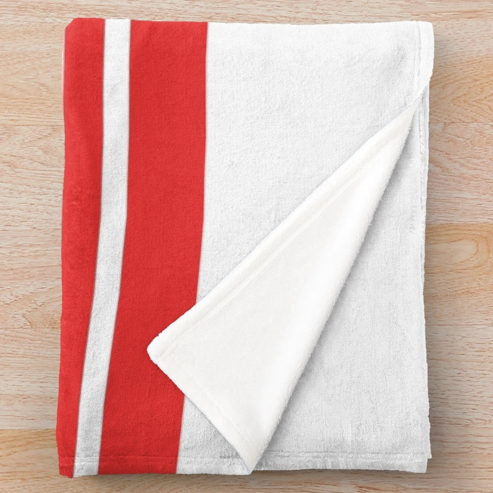 Lisbon, Portugal inspired plush blanket featuring football and city themes