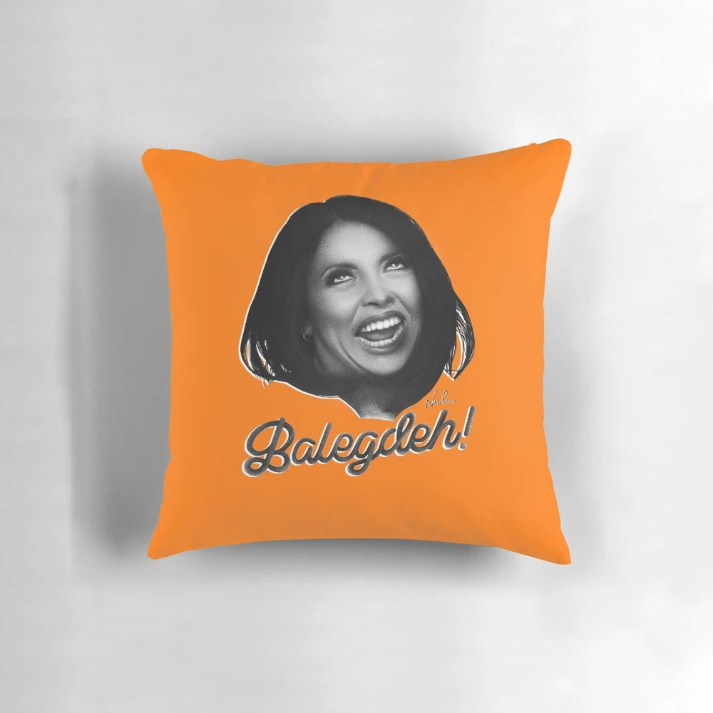 BALEGDEH Pillow featuring Little Mix's Jesy Nelson, a high-quality, officially licensed celebrity bedding product.