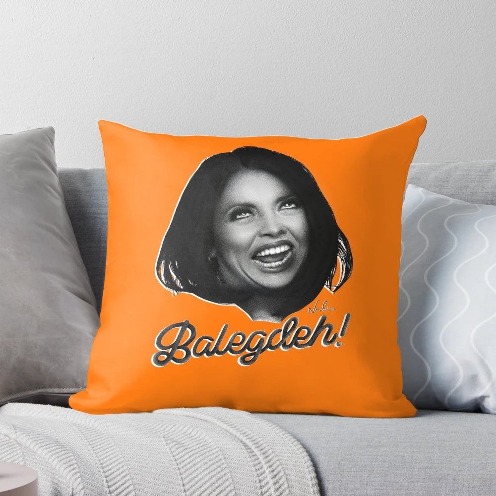 BALEGDEH Pillow featuring Little Mix's Jesy Nelson, a high-quality, officially licensed celebrity bedding product.