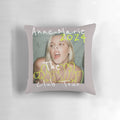 A colorful pillow featuring vibrant fan art inspired by Anne-Marie's upcoming UK tour in 2024.