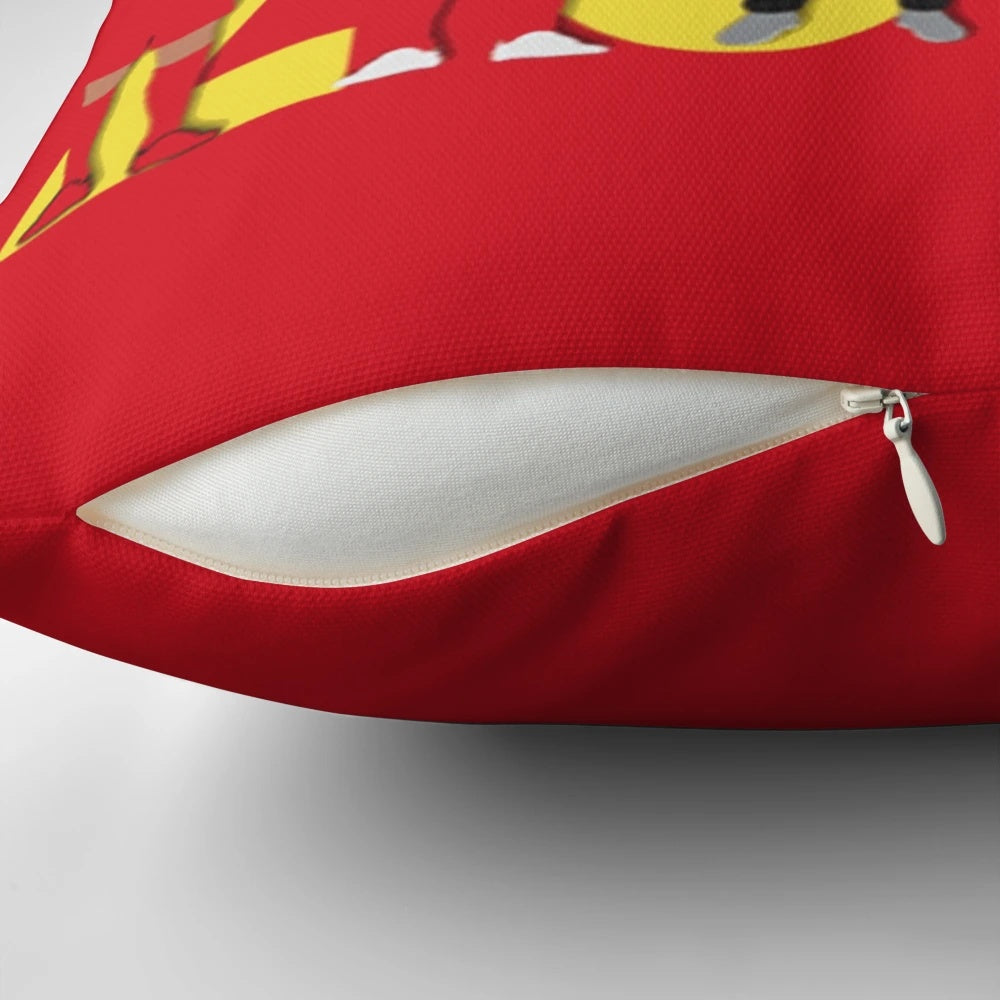 Liverpool FC Champions 2020 Pillow with players Salah and Firmino