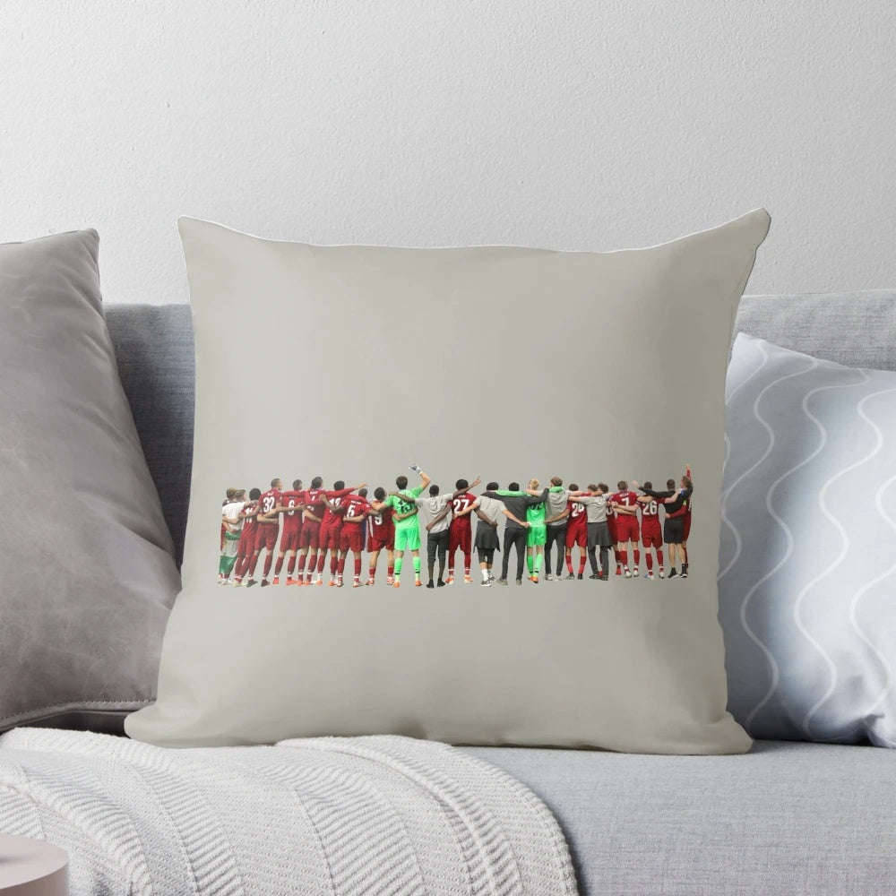 Liverpool FC You'll Never Walk Alone Pillow - Officially Licensed LFC Home Decor
