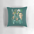 Loki God of Mischief Marvel Pillow featuring Tom Hiddleston as the iconic Asgardian character