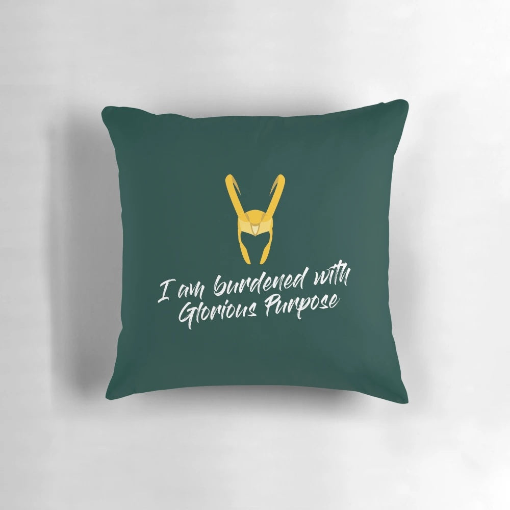Loki Marvel Avengers Thanos Infinity Quotes Printed Pillow