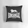 Lonsdale boxing-themed pillow with a London design