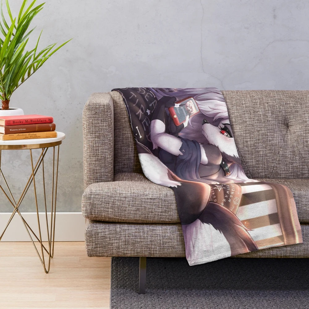 Loona Helluva Boss Inspired Plush Blanket