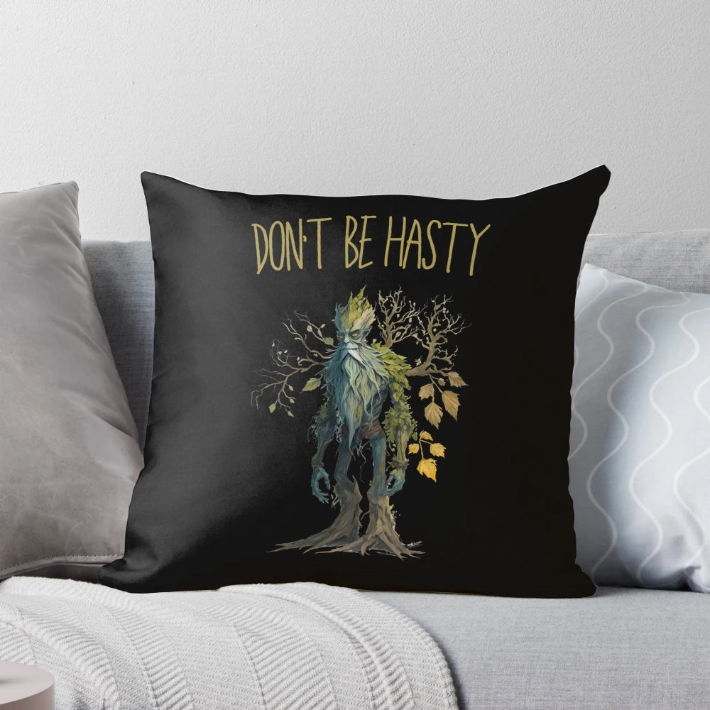 Ent fantasy pillow inspired by Lord of the Rings