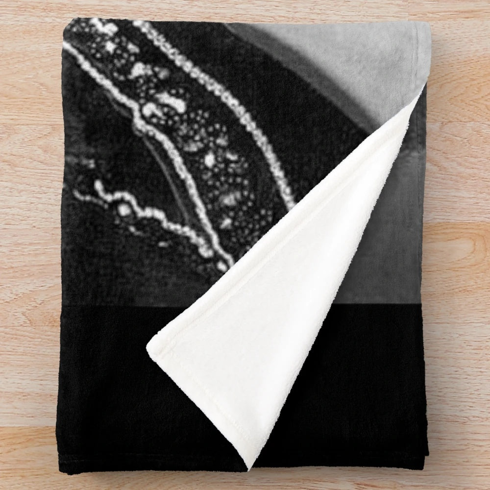 Loretta Lynn inspired plush blanket with classic country music artwork