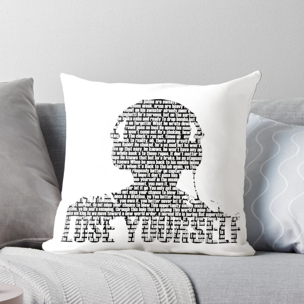 Lose Yourself Eminem Hip Hop Rap Lyrical Verse Pillow