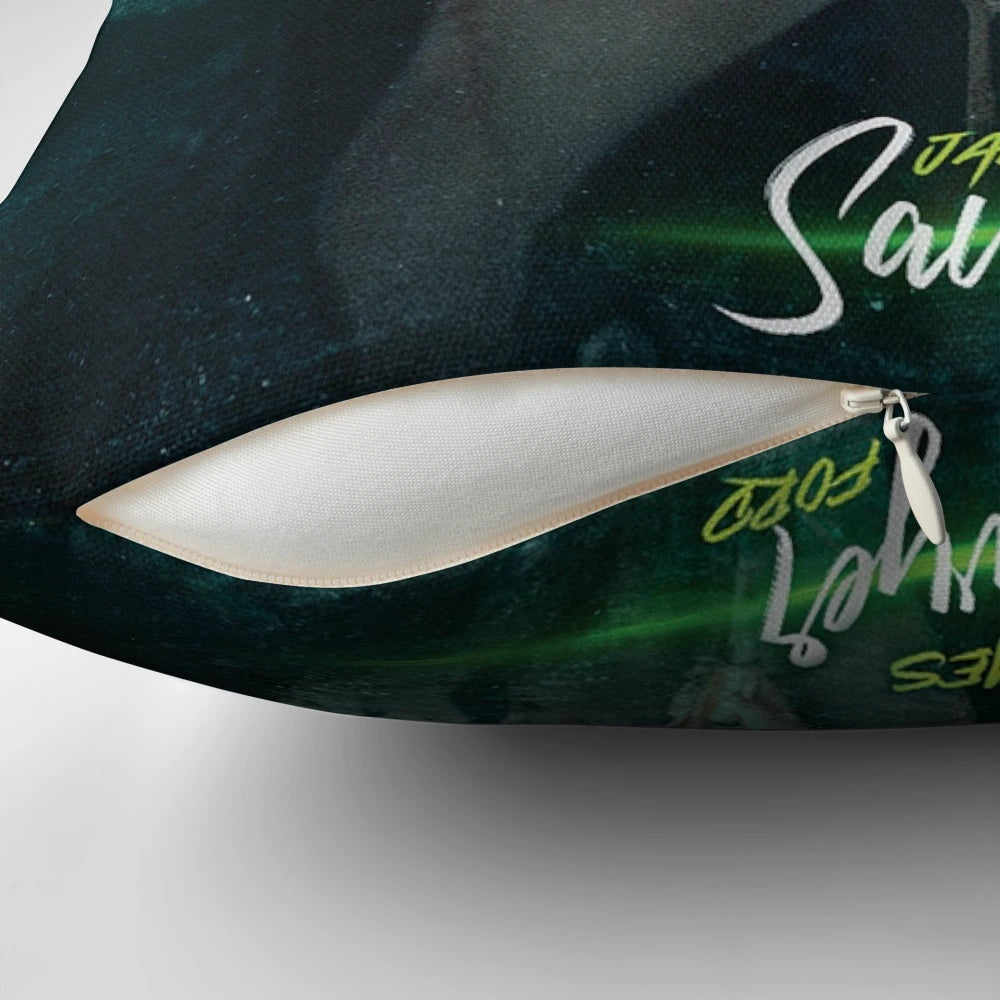 Lost TV series pillow featuring Josh Holloway as James "Sawyer" Ford