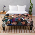 Louis Tomlinson Photo Collage Plush Blanket