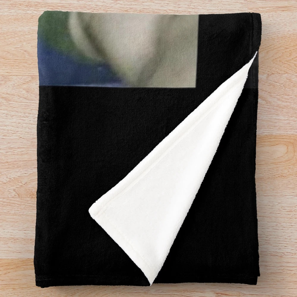 Louis Tomlinson inspired plush blanket featuring a humorous movie theatre selfie meme